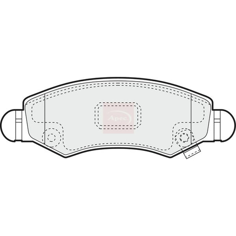 Apec Front Brake Pad Set PAD1418