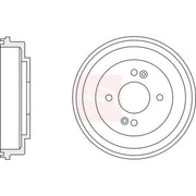 Apec Brake Drum Assembly Rear DRM9947