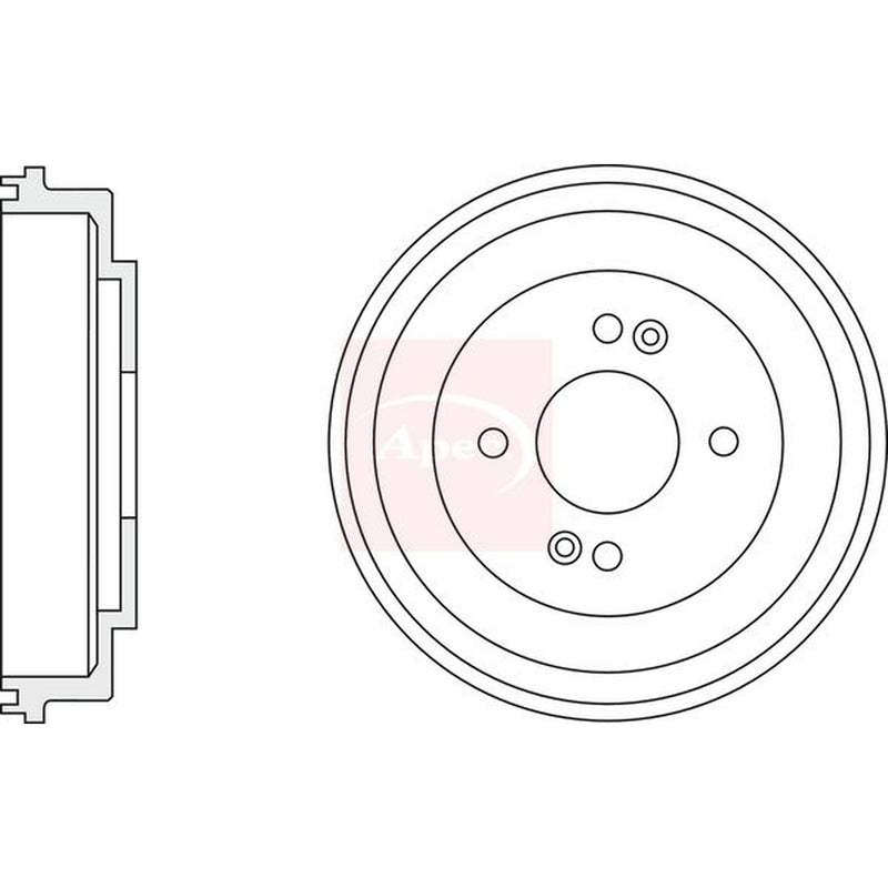 Apec Brake Drum Assembly Rear DRM9947