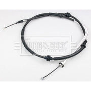 Borg & Beck Handbrake Cable Left Rear BKB3896