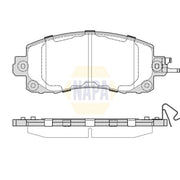 NAPA Front Brake Pad Set NBP1964
