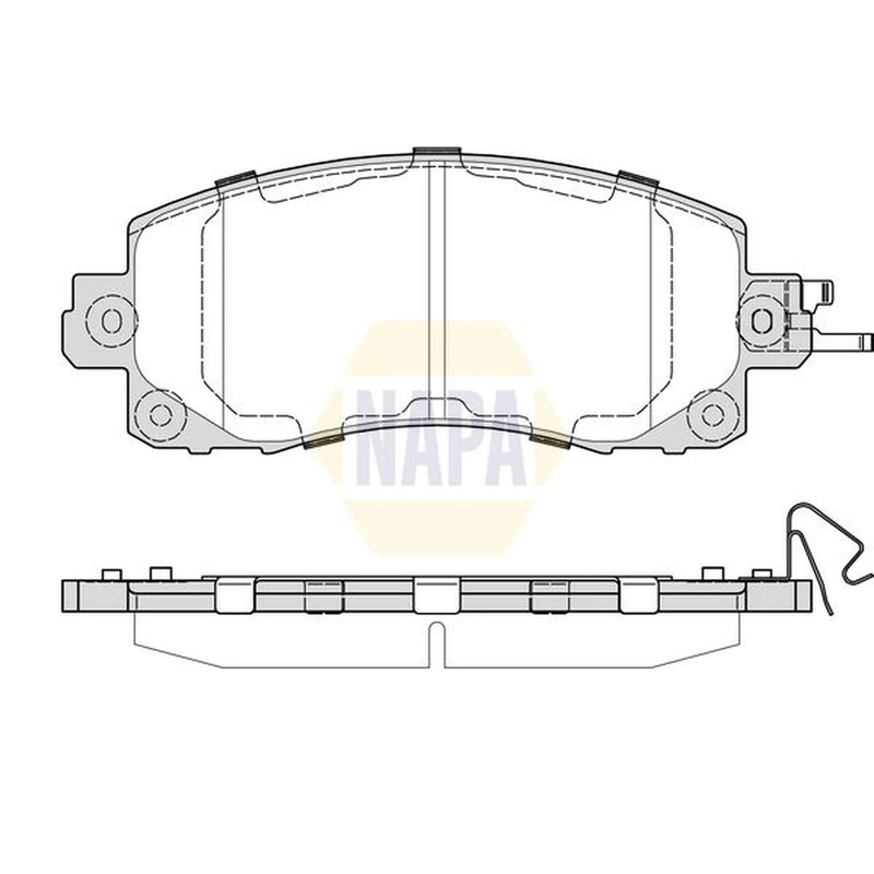 NAPA Front Brake Pad Set NBP1964