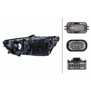 Hella Headlight Headlamp LED Right 1EX 011 151-461
