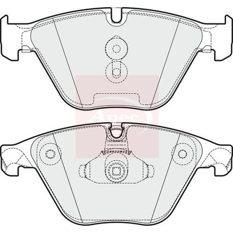 Apec Front Brake Pad Set PAD1919