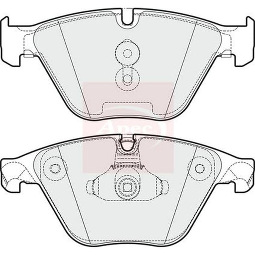 Apec Front Brake Pad Set PAD1919