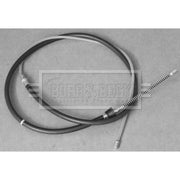 Borg & Beck Handbrake Cable Left Rear BKB3347
