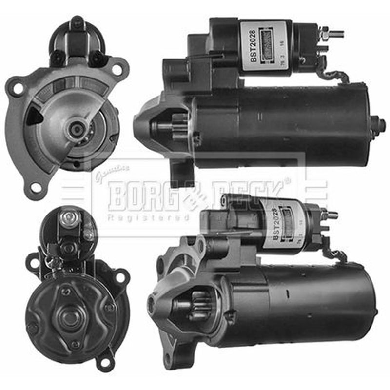 Borg & Beck Starter Motor 12V 1.4kW 13 Teeth BST2028