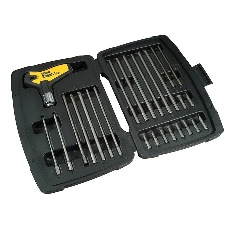 STANLEY® Hand Tools Metric FatMax® T-Handle Ratchet Power Key Set, 27 Piece