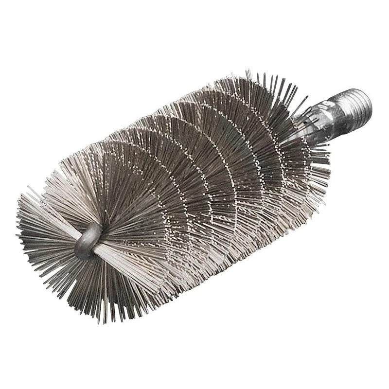 Lessmann Threaded Tube Brush 30mm Stainless Steel Wire - 506.43
