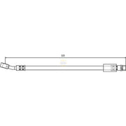 NAPA Brake Hydraulic Hose Line Front NBH1047