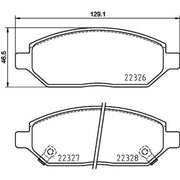 Mintex Front Brake Pad Set MDB3922