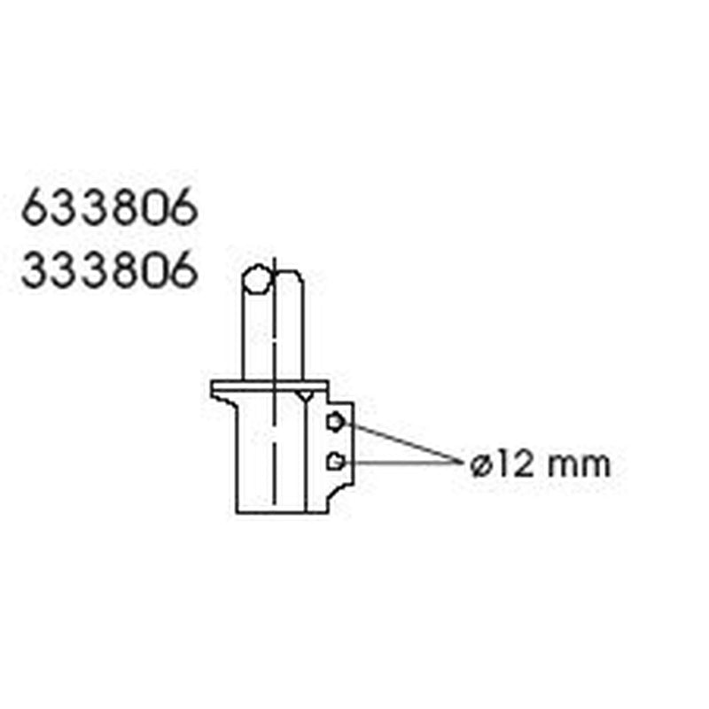 KYB Shock Absorber Damper Strut Front 633806