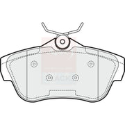 Apec Rear Brake Pad Set PAD1540B