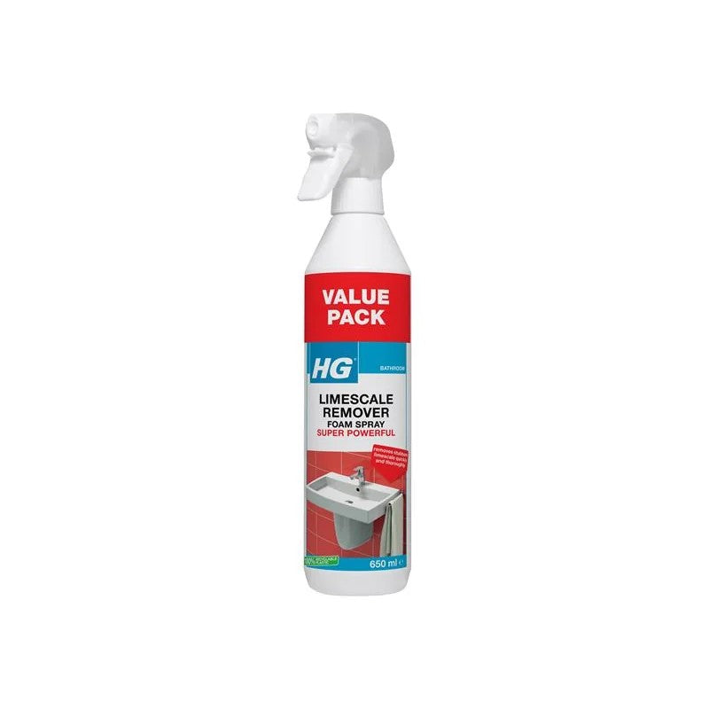H G Limescale Remover Foam Spray 650ml Super Power
