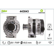 Valeo Car Alternator 12V 443043