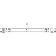 NAPA Brake Hydraulic Hose Line Rear NBH1268