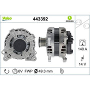 Valeo Car Alternator 12V 443392