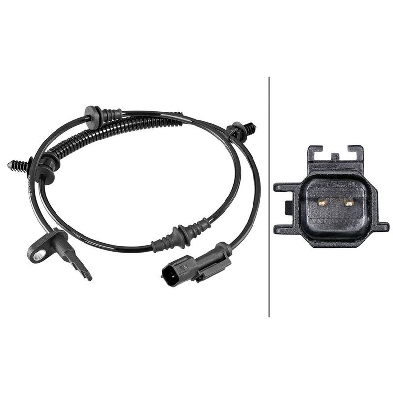 Hella ABS Wheel Speed Sensor Rear 6PU 358 218-981