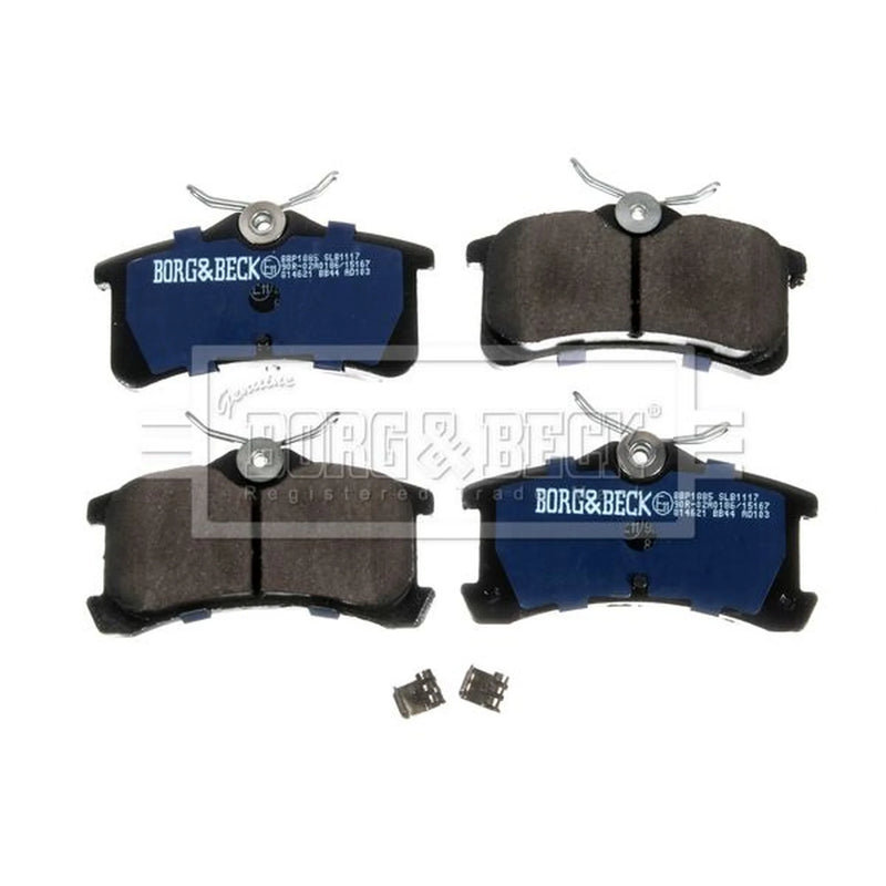 Borg & Beck 4 x Rear Brake Pad Set BBP1885
