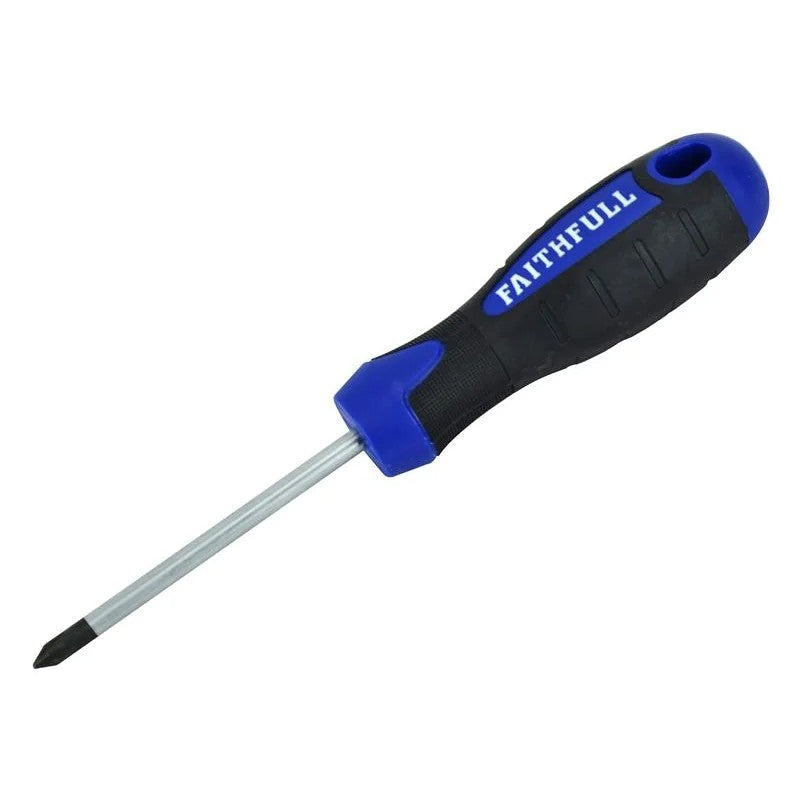 Faithfull Soft Grip Screwdriver Phillips Tip PH1 x 75mm - FAISDPH1