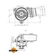 NRF Thermostat,Coolant 725222