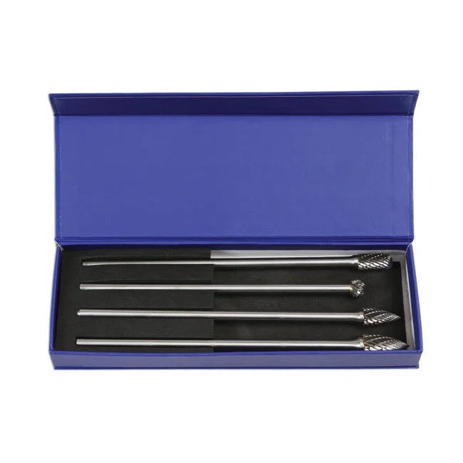 Laser Tools Tungsten Carbide Burr Set 4pc - PL