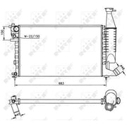 NRF Engine Radiator 58174
