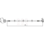Apec Brake Hydraulic Hose Line Front Left HOS4009