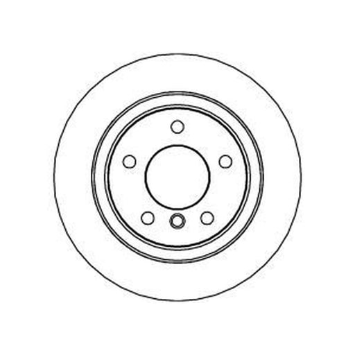 Abtex 2 x Vented Rear Brake Discs BD870V