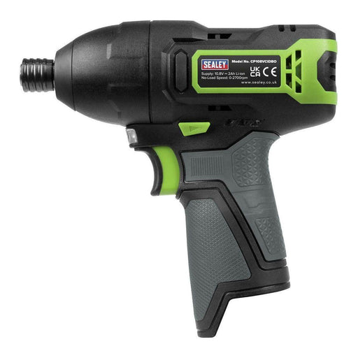 Sealey Cordless Impact Driver 1/4"Hex Drive 10.8V 2Ah SV10.8 Series CP108VCID Sealey  - Town Parts