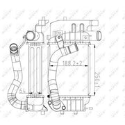 NRF Intercooler (Charge Air Cooler) 30785