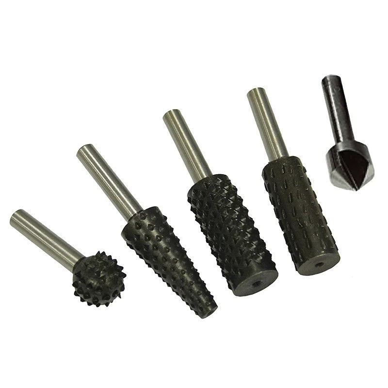 Faithfull Rotary Rasps (4) & Countersink (1) Set - FAIRRSET5