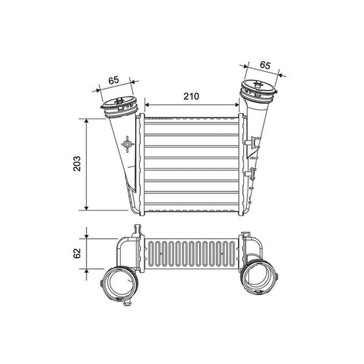 Valeo Intercooler (Charge Air Cooler) 822982
