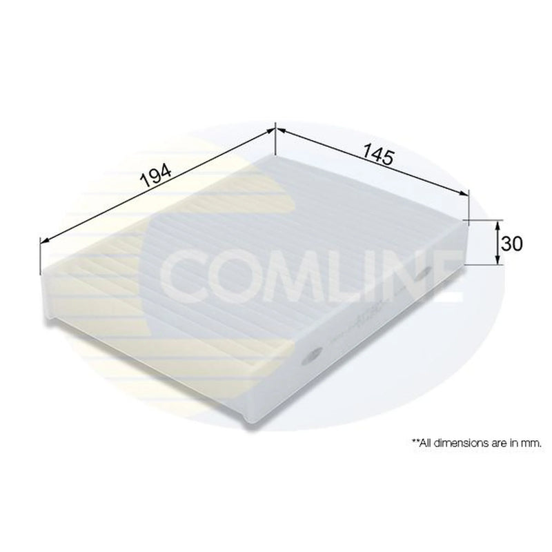 Comline Cabin Air Filter (Pollen Filter) EKF404