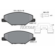 Textar Front Brake Pad Set 2568101