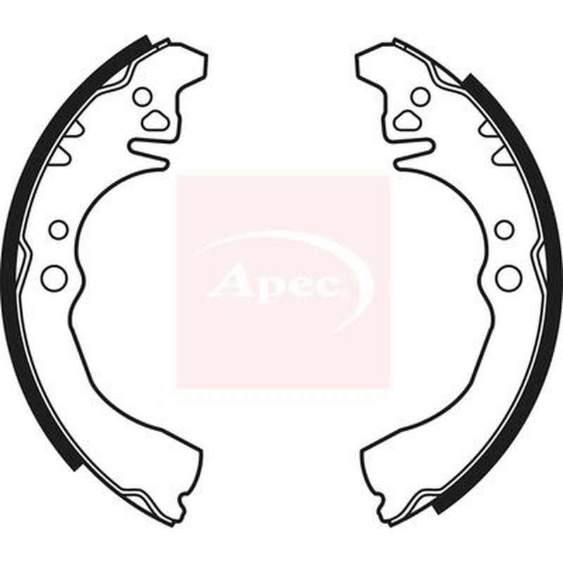 Apec Brake Shoe Set Axle Kit SHU605
