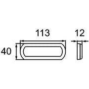 Hella Reflector Lateral Mounting yellow (amber) 8RA 013 403-021