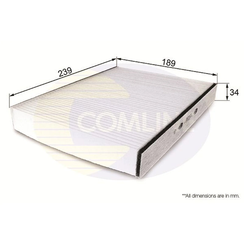 Comline Cabin Air Filter (Pollen Filter) EKF121
