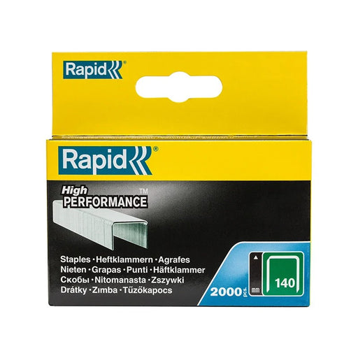 Rapid 140/6 6mm Galvanised Staples (Box 2000) - 11905731