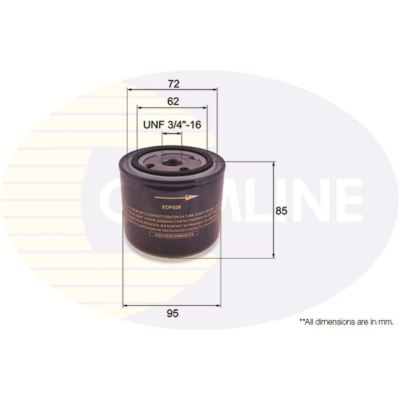 Comline Engine Oil Filter EOF028
