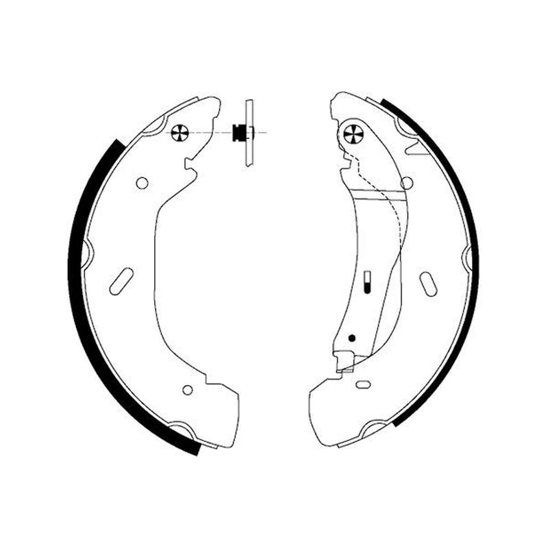 Textar Brake Shoe Set Axle Kit 91058600