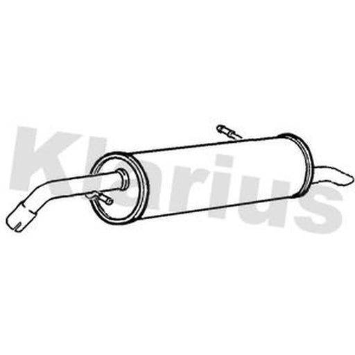 Klarius Box With Tail Pipe Rear CN729V