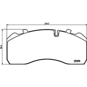 DON Front Brake Pad Set CVP036K