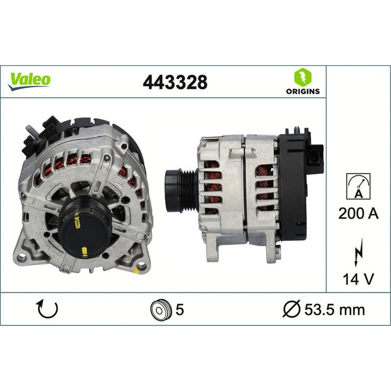 Valeo Car Alternator 12V 443328