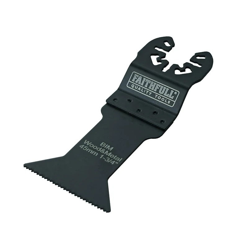 Faithfull Bi-Metal Flush Cut Wood/Metal Blades (Pack 5) 32-44mm