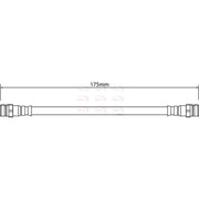 Apec Brake Hydraulic Hose Line Rear HOS4284