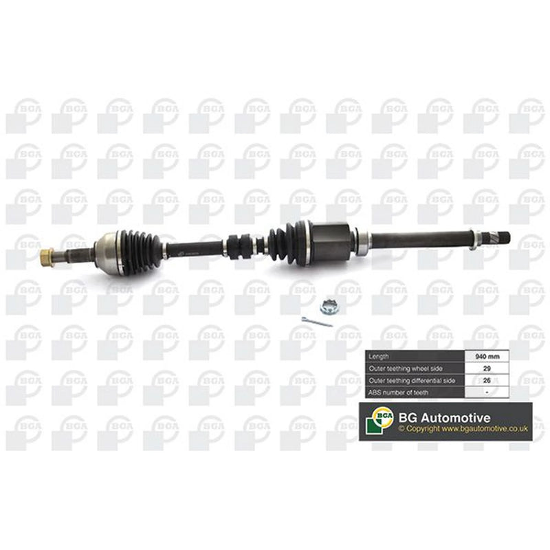 BGA CV Drive Shaft Driveshaft Front Right DS6315R