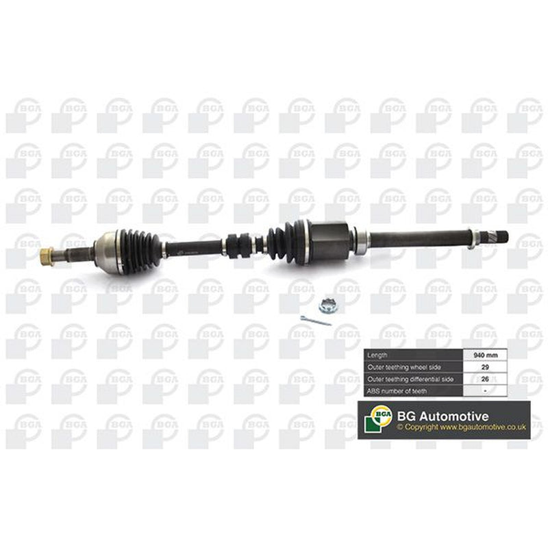 BGA CV Drive Shaft Driveshaft Front Right DS6315R