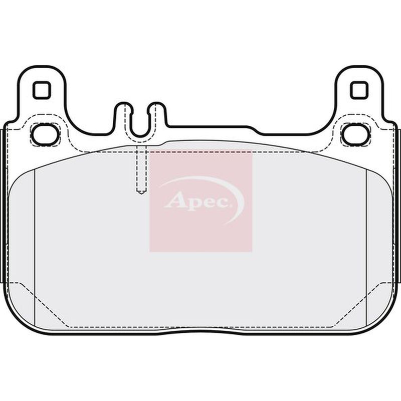 Apec Front Brake Pad Set PAD2053