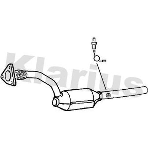 Klarius Catalyst Type Approved With Pipe Front 321621